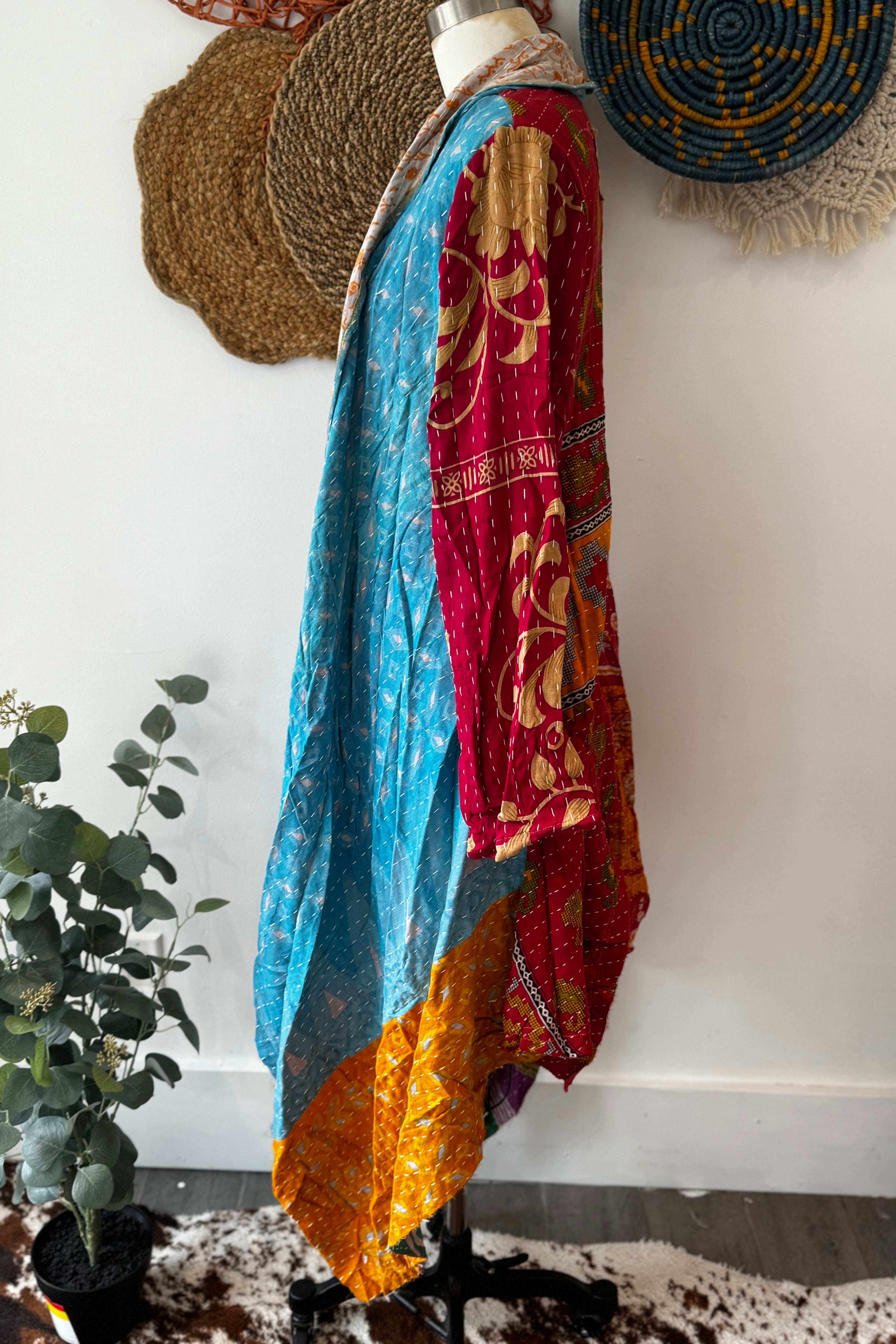Sale - Kantha Sunrise Duster Combo D