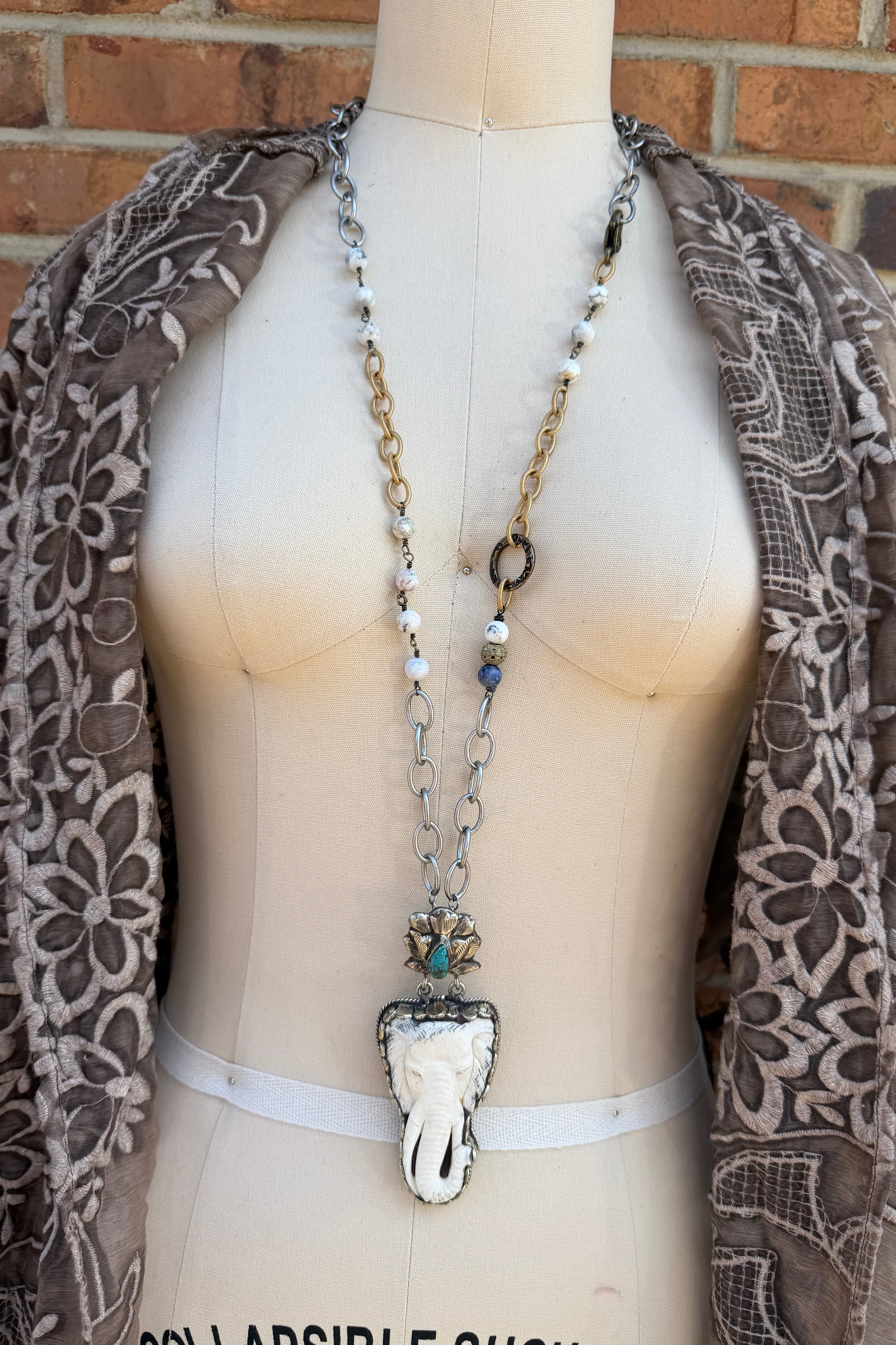 Elephants Never Forget Necklace