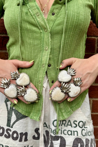 Big Heart Statement Rings