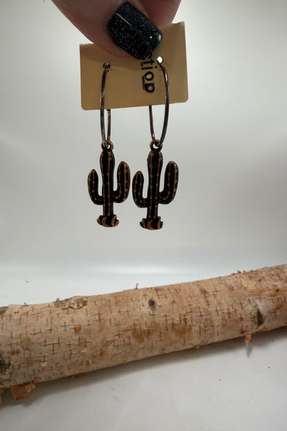 Desert Cactus Earrings