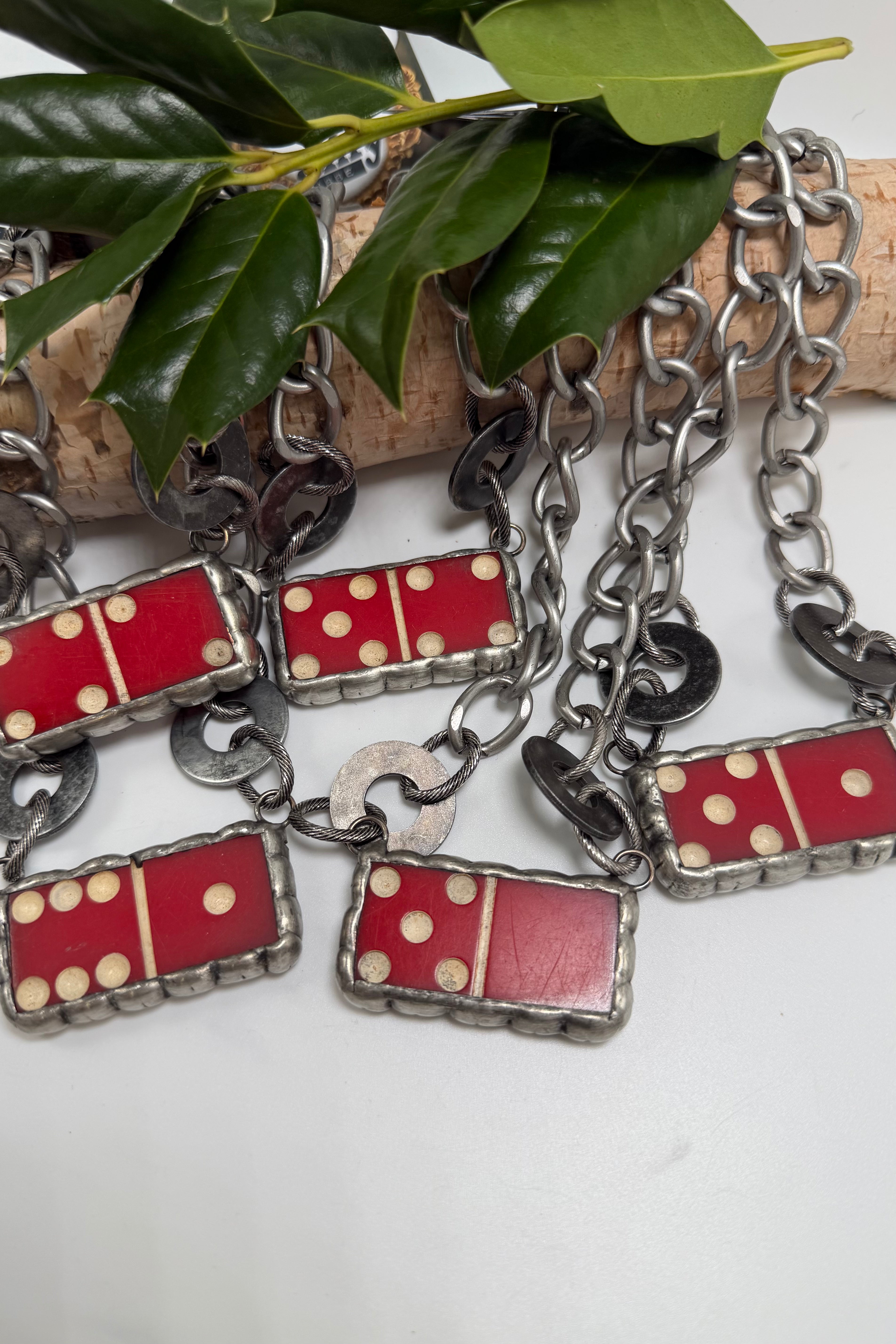 Red Domino Necklace