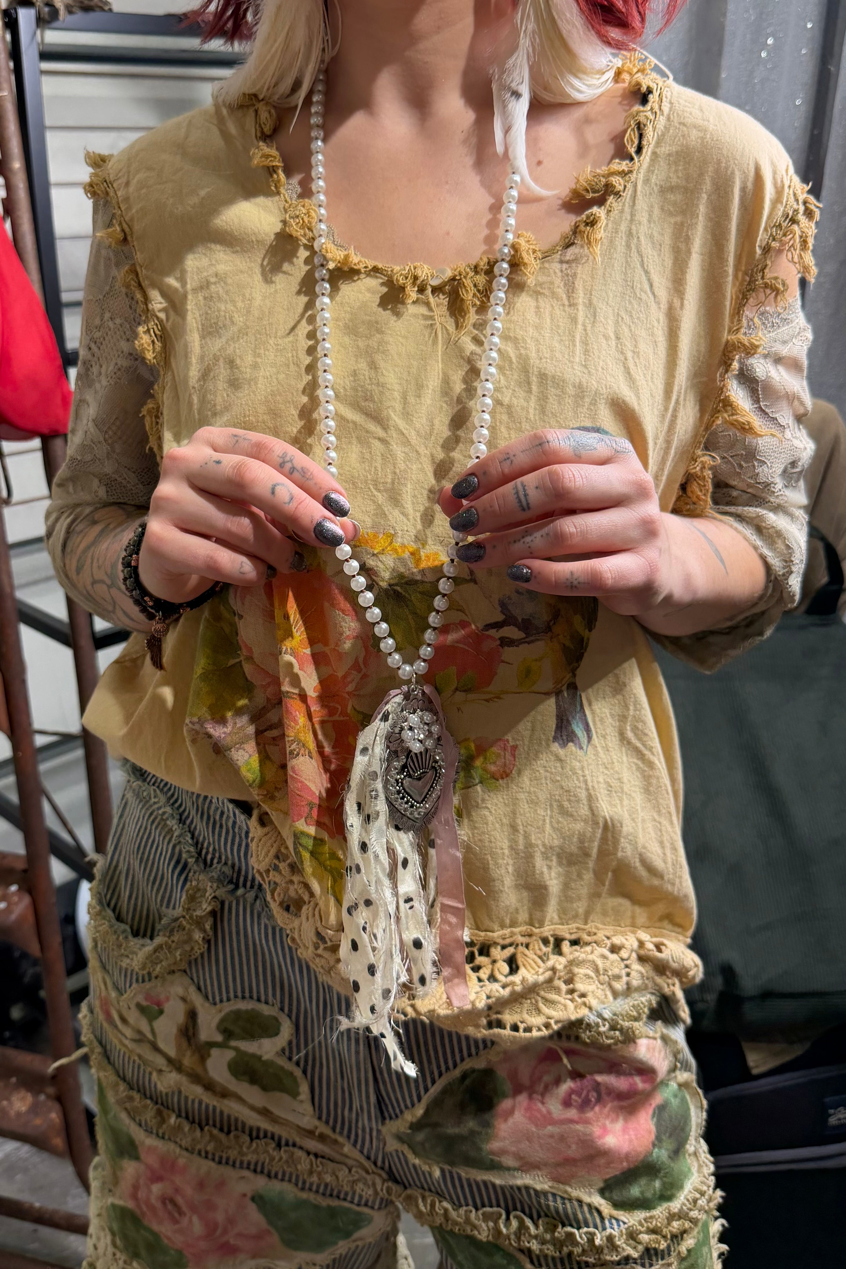 Pearl Heart Necklace