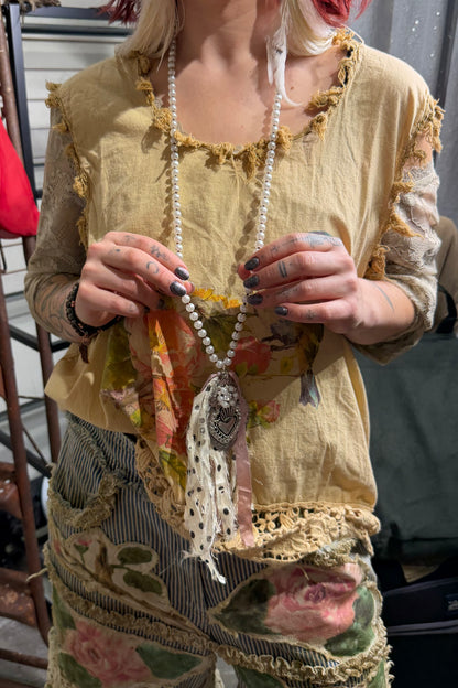 Pearl Heart Necklace