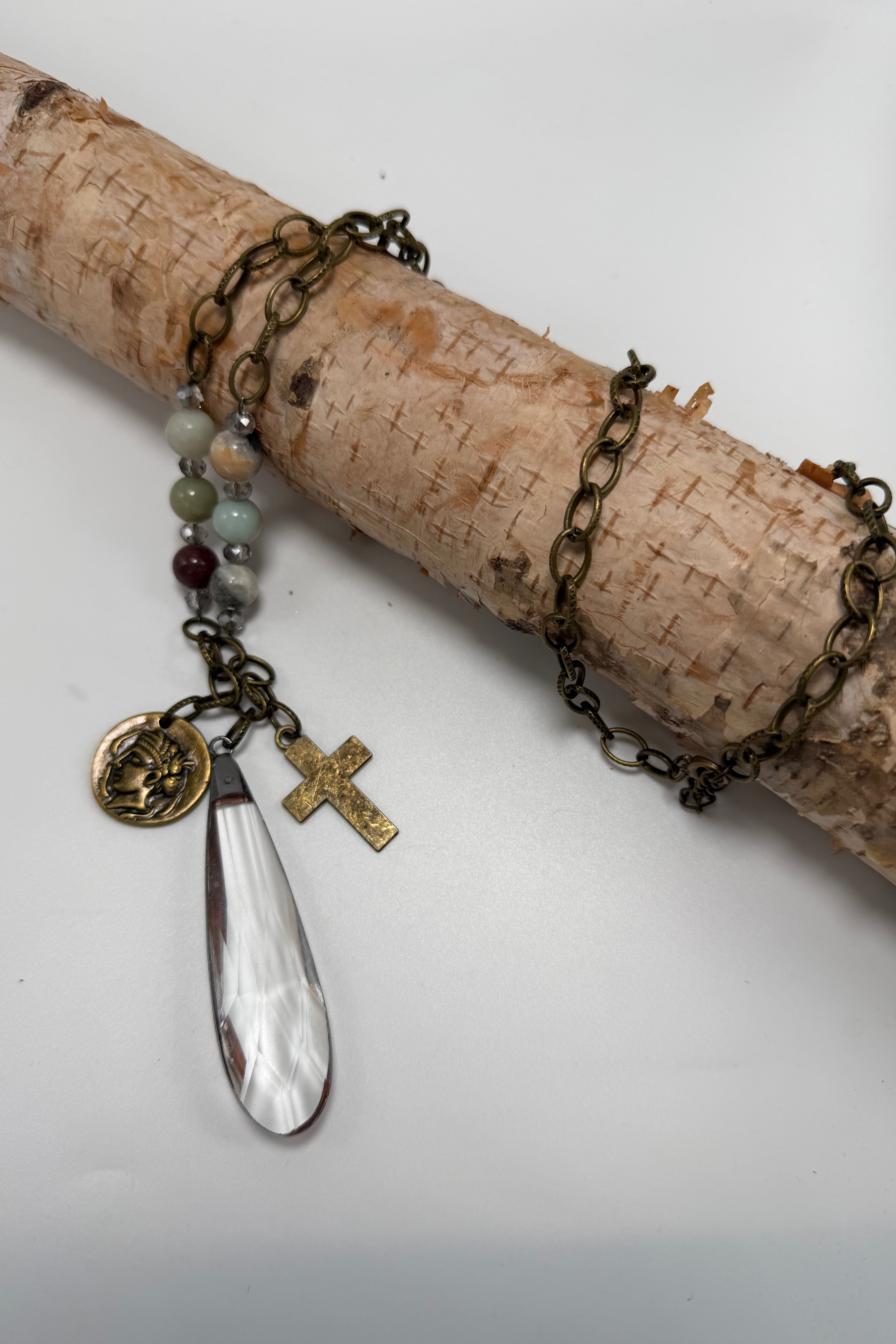 Glass Drop Necklace