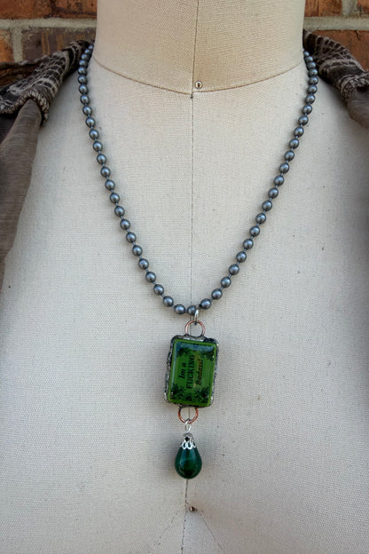 Sassy Mahjong Tile Necklace Style 15