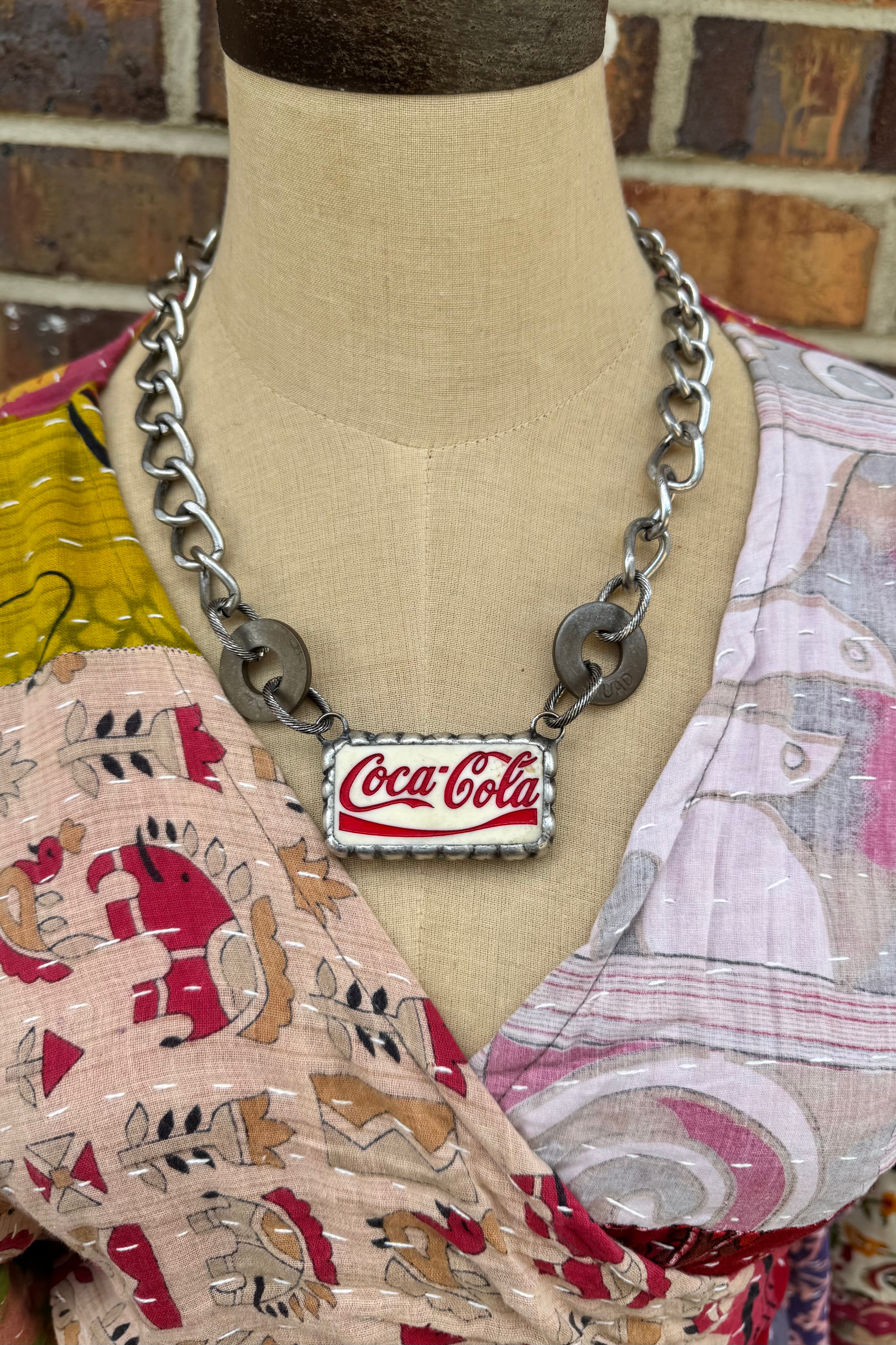 Domino Coke Necklace