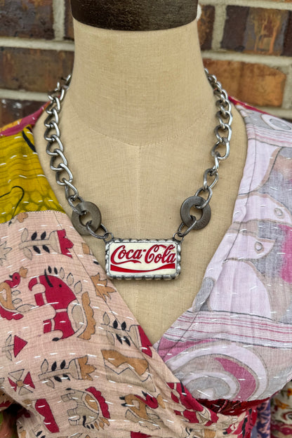 Domino Coke Necklace