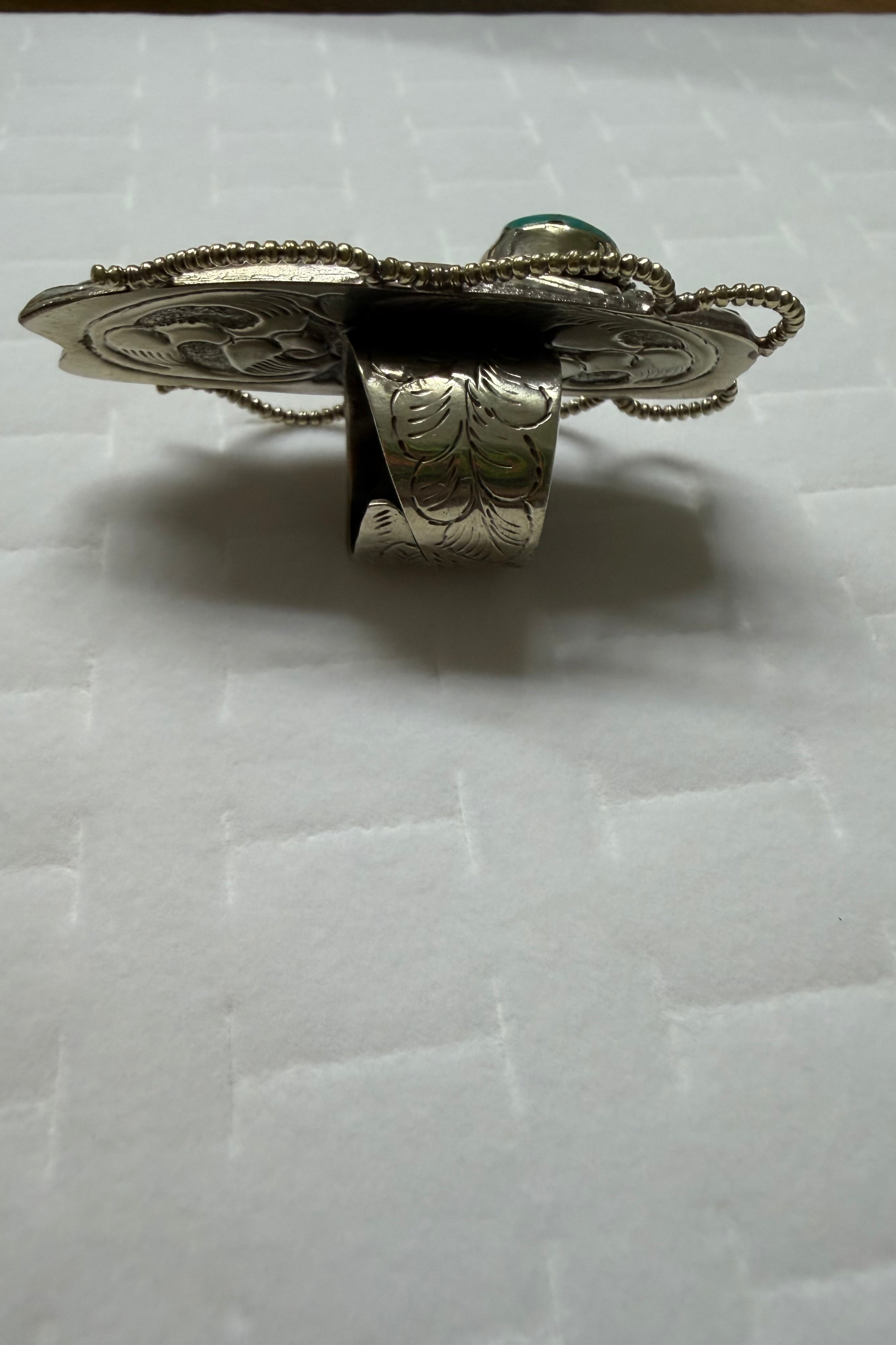 Stunner Cicada Etched Ring