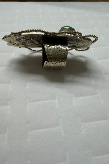 Stunner Cicada Etched Ring