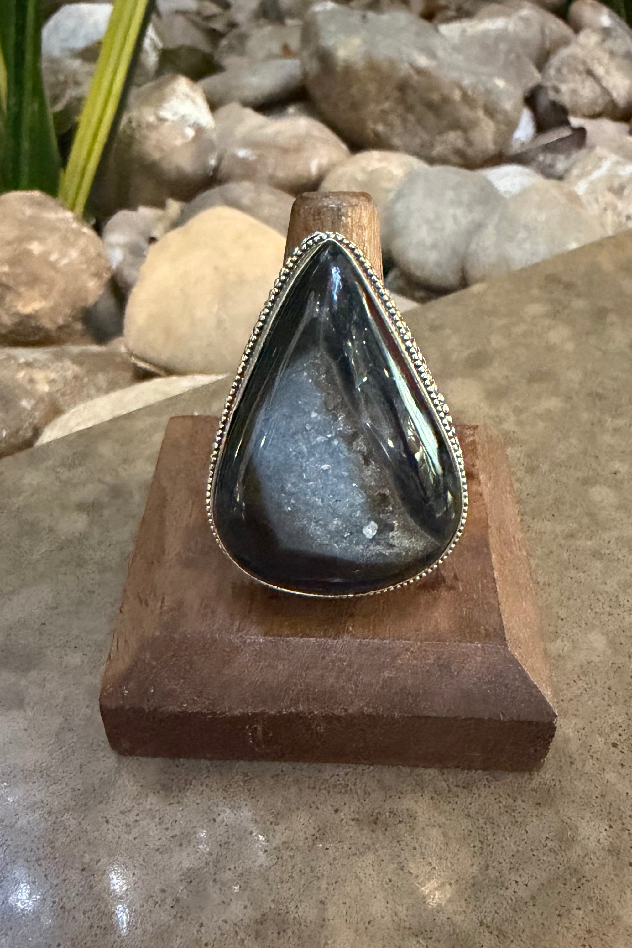 Black Geo Ring