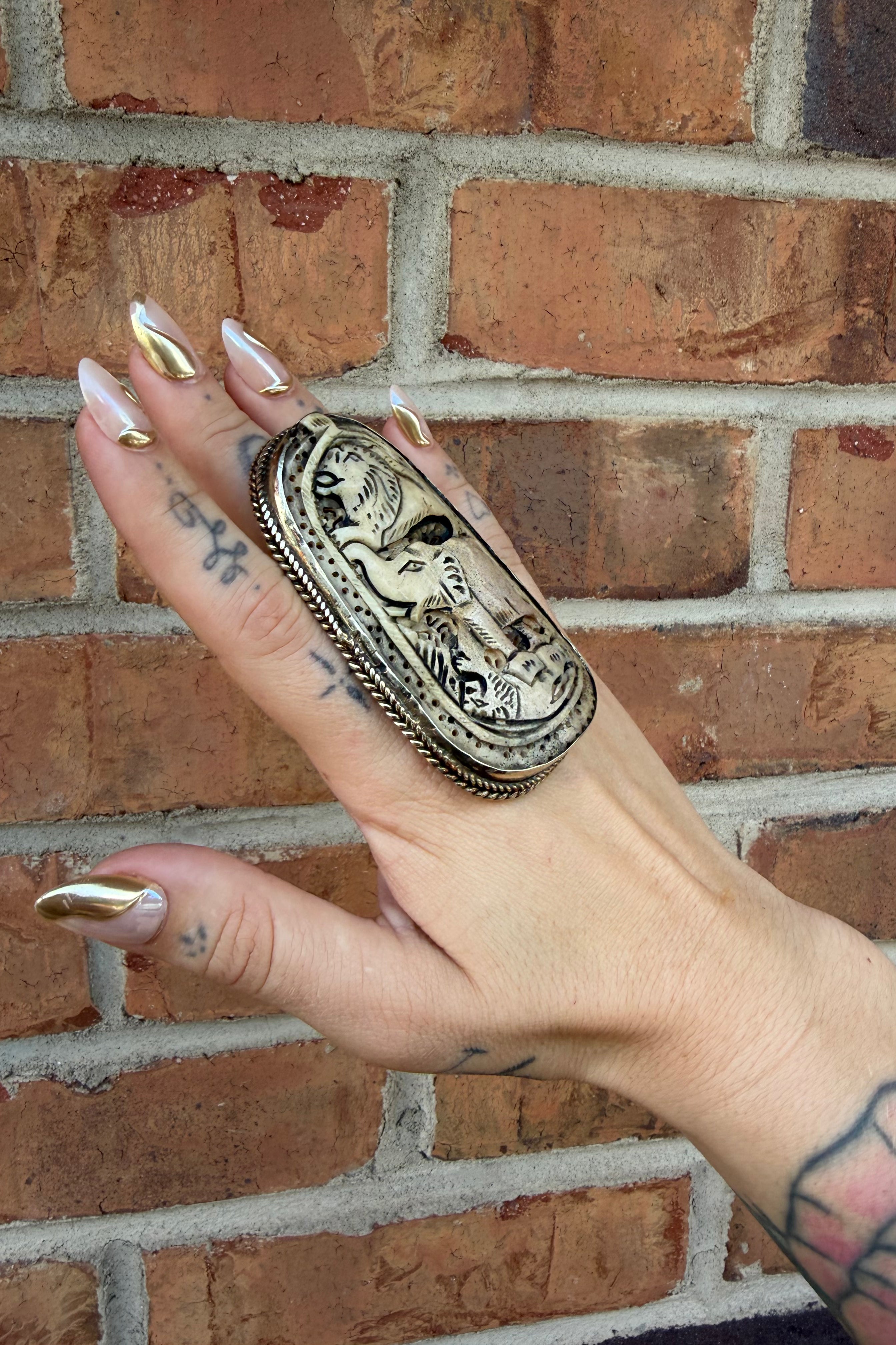 The Elephant And The Lion Ring