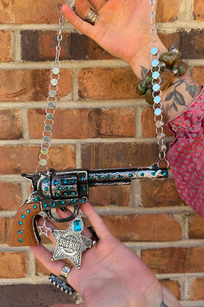 New Sheriff In Town Top Gun Necklace