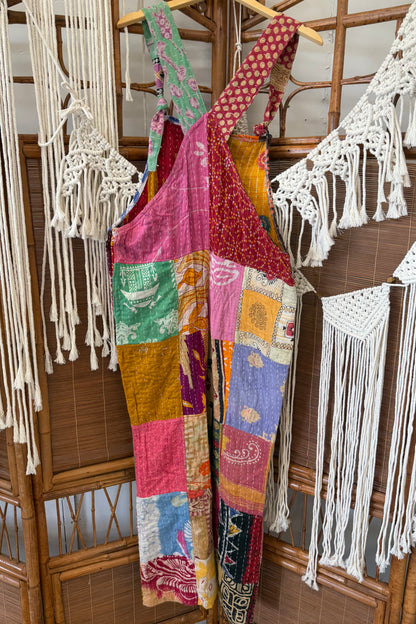 Final Sale - Kantha Tied Straps Overalls Combo 3