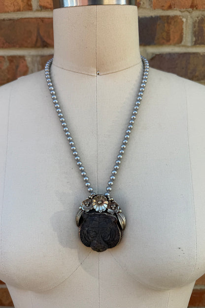 Tiger Face Necklace