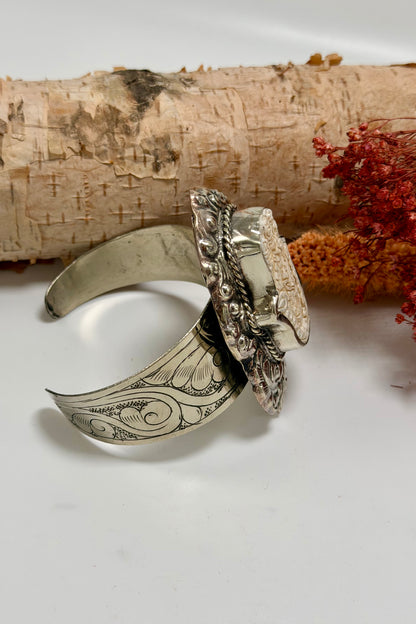 Epic Cuff Bracelet Abstract  Hamsa Hand