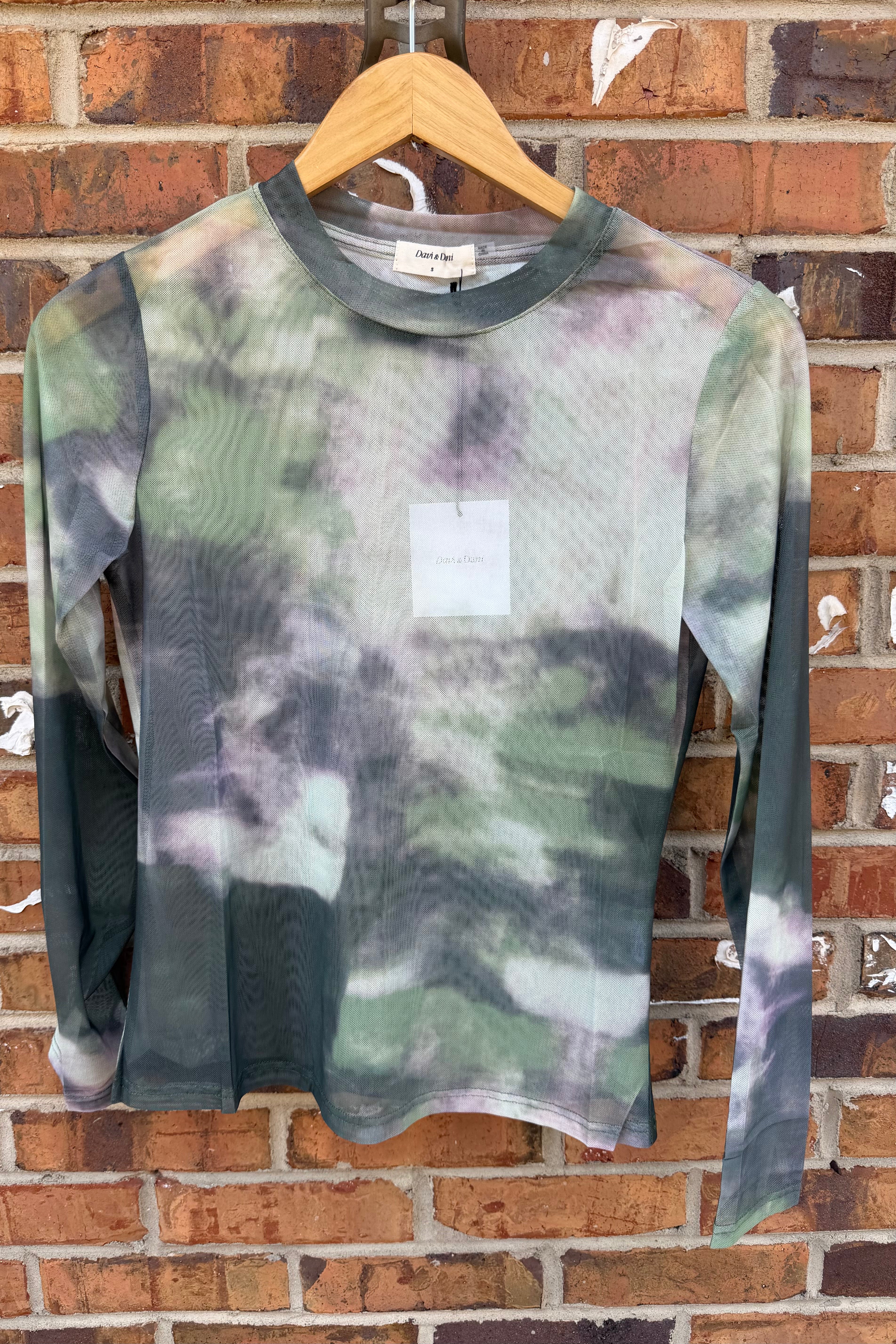 Sheer Long Sleeve Top