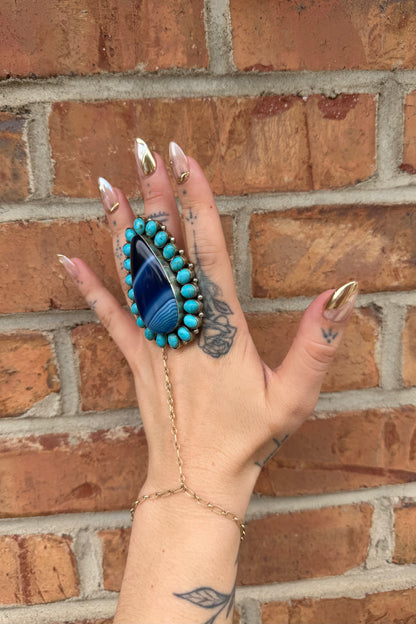Blue Stunner Ring