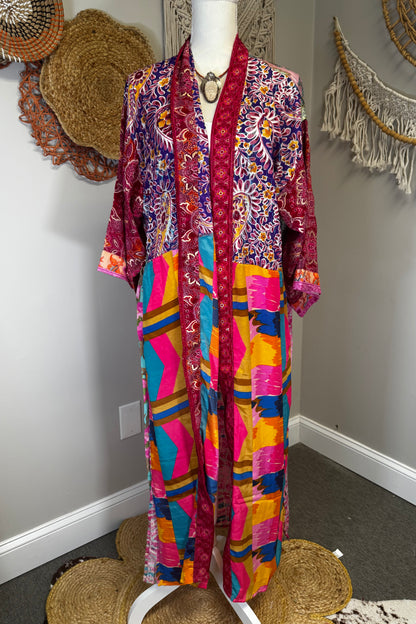 Poly Silk Kimono Combo G