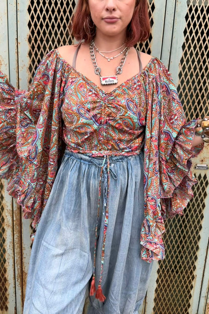 Butterfly Center Cinched Top Combo I