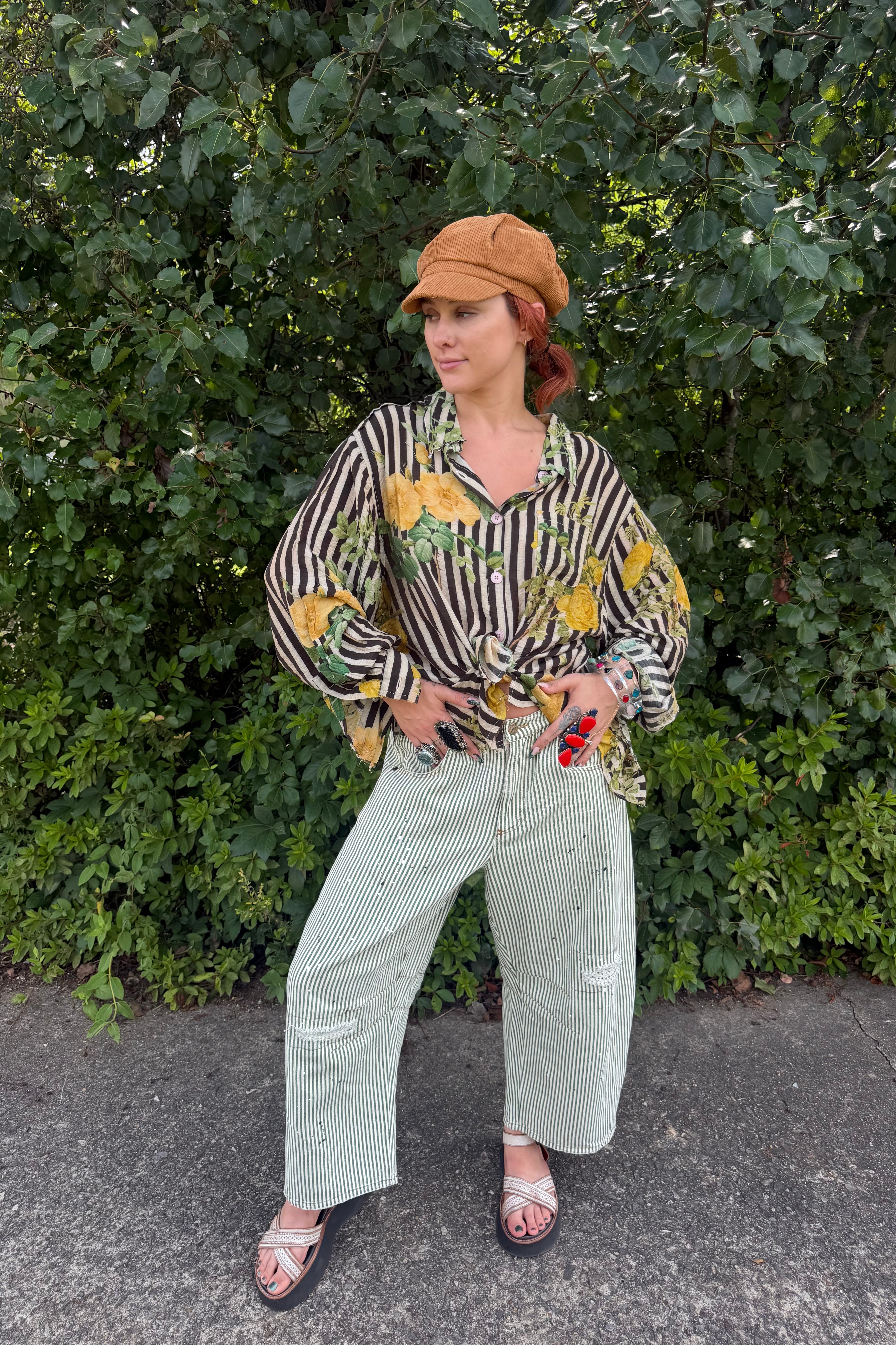 Barrel of Dream Jeans in Olive