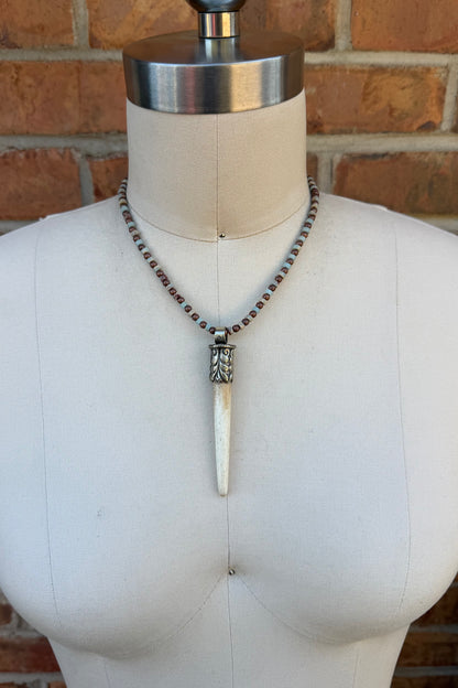 Bone Spike Shorty Necklace