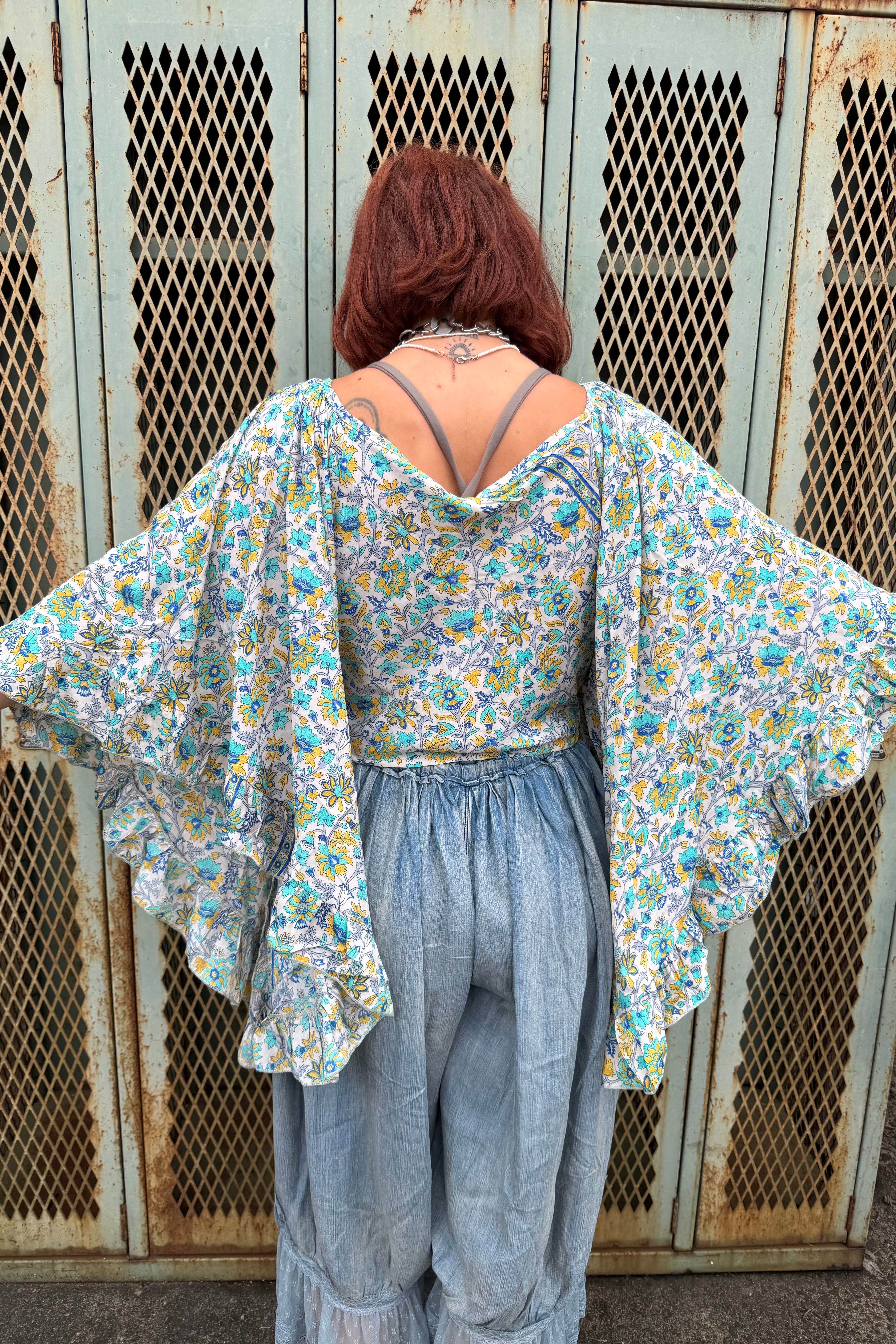 Butterfly Center Cinched Top Combo F