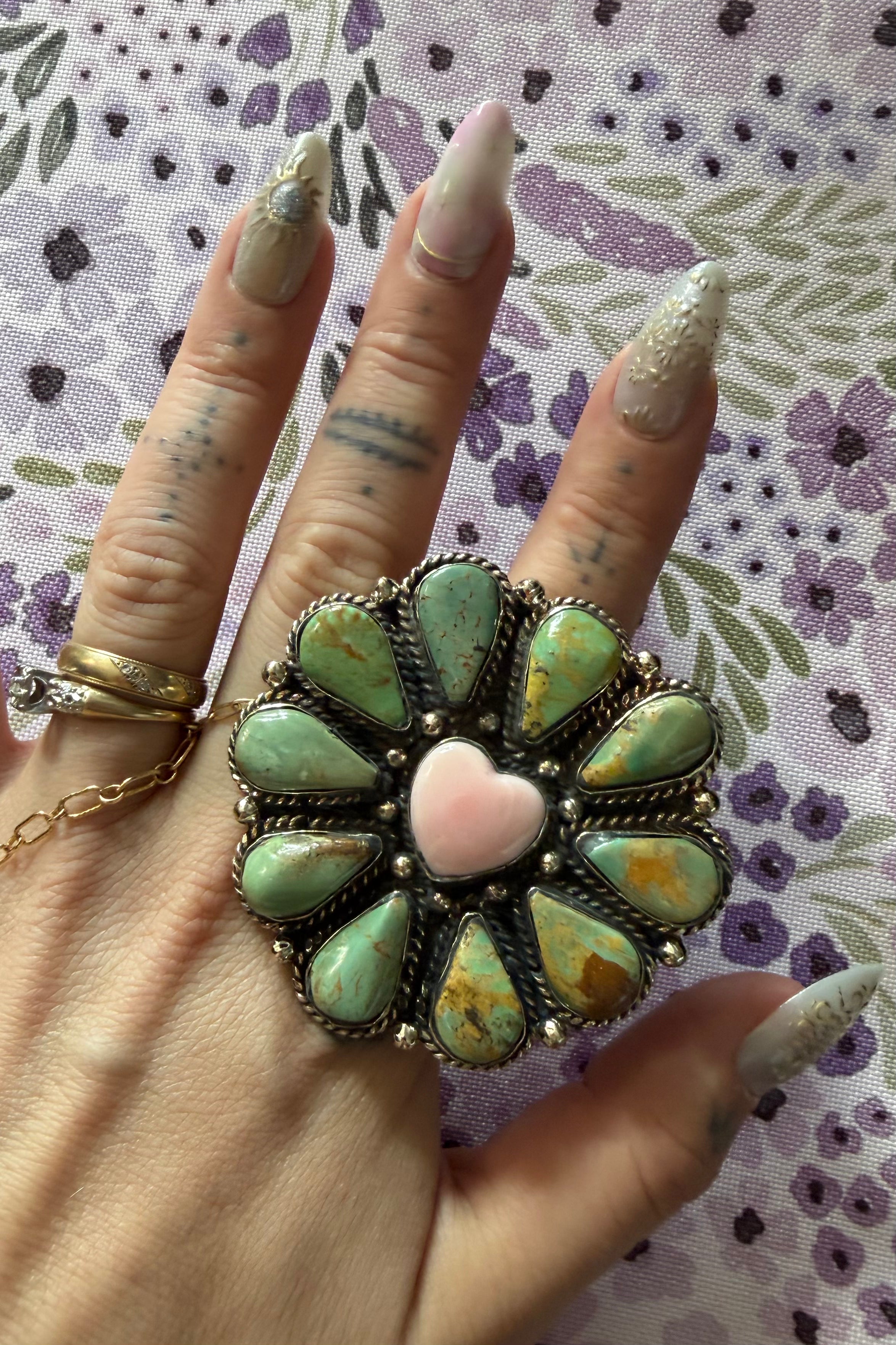 Heart of Pinks for You Ring