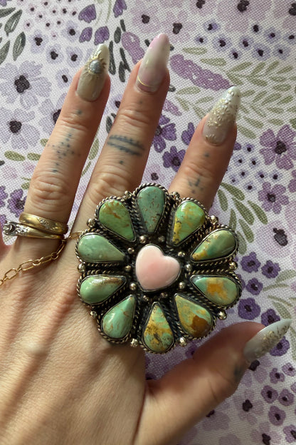 Heart of Pinks for You Ring