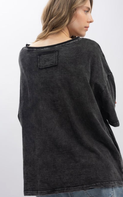 Flower Garden Embroidered Top