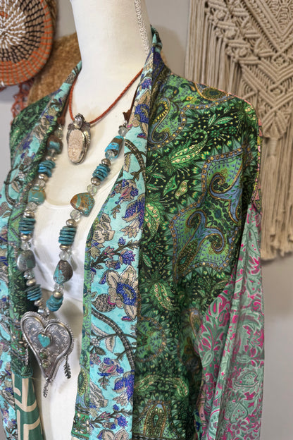 Poly Silk Kimono Combo C