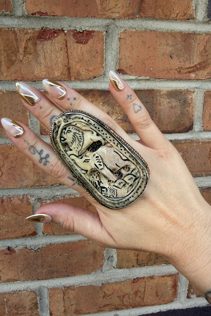 The Elephant And The Lion Ring
