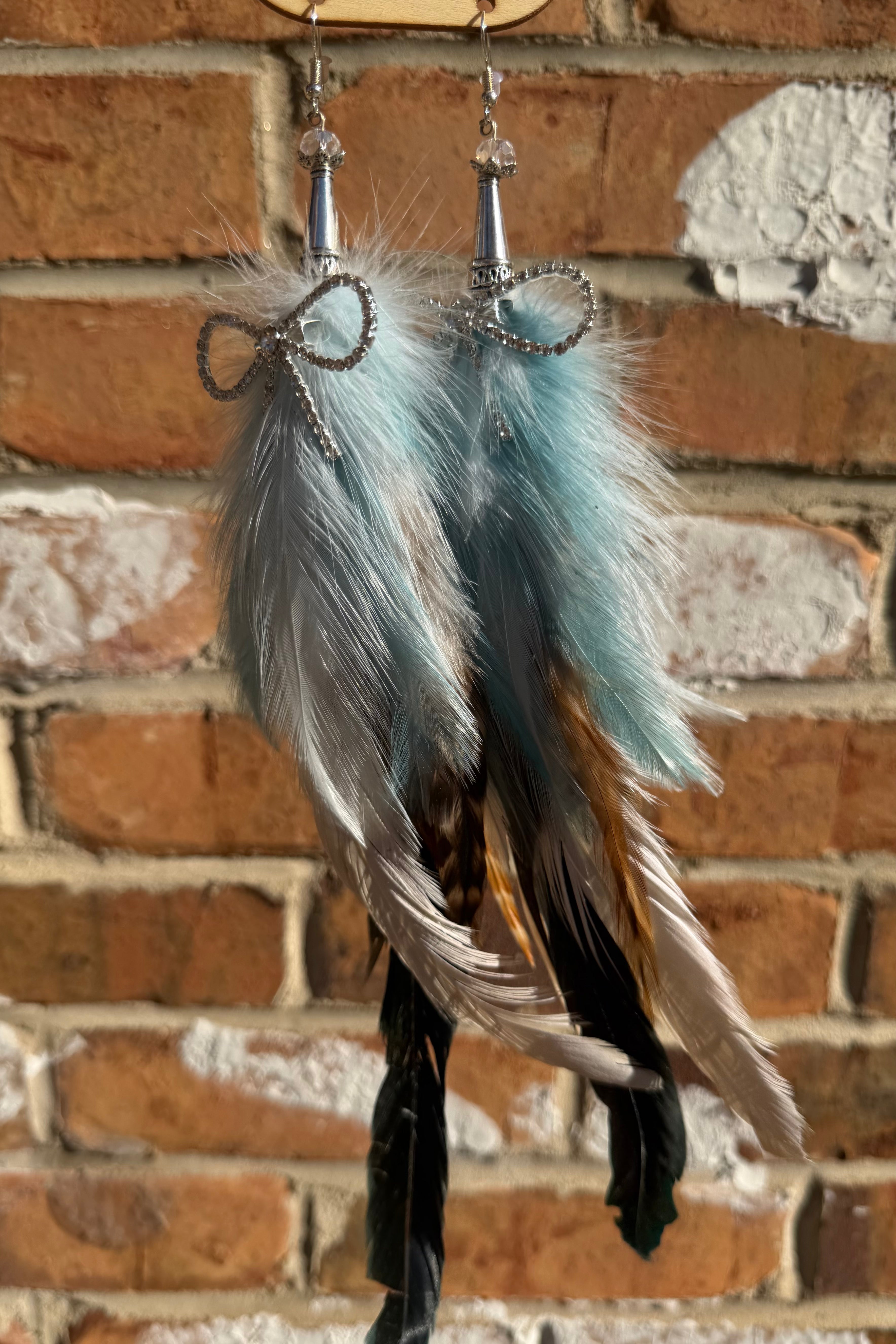Lil Miss Priss Feather Earring