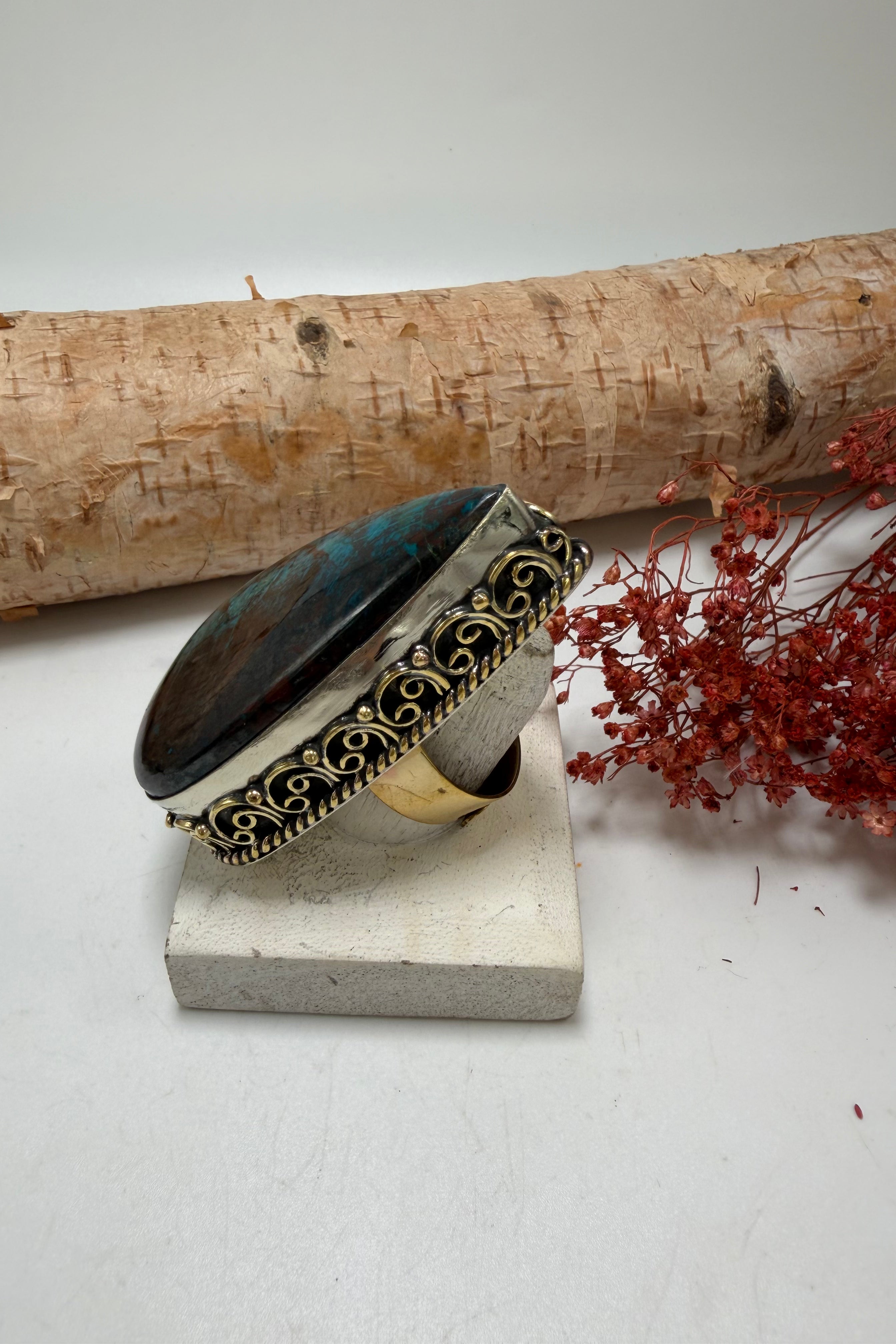 Mermaid Tail Teardrop Ring