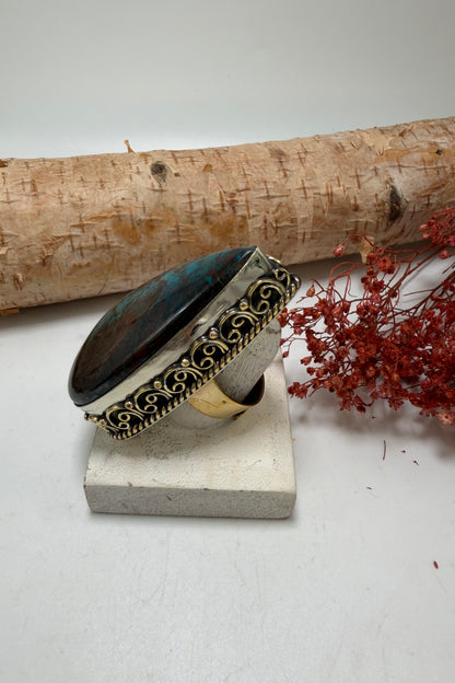 Mermaid Tail Teardrop Ring