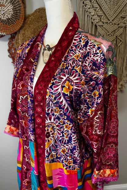 Poly Silk Kimono Combo G