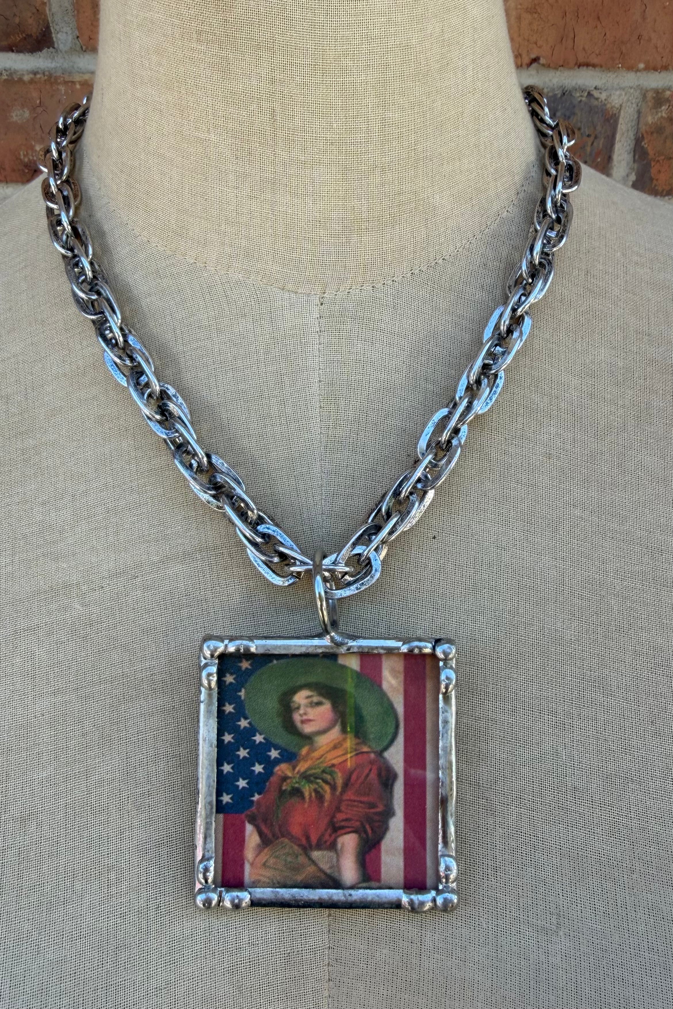 Ms.Ranger Portrait Necklace