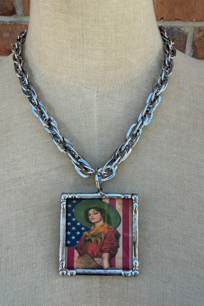 Ms.Ranger Portrait Necklace