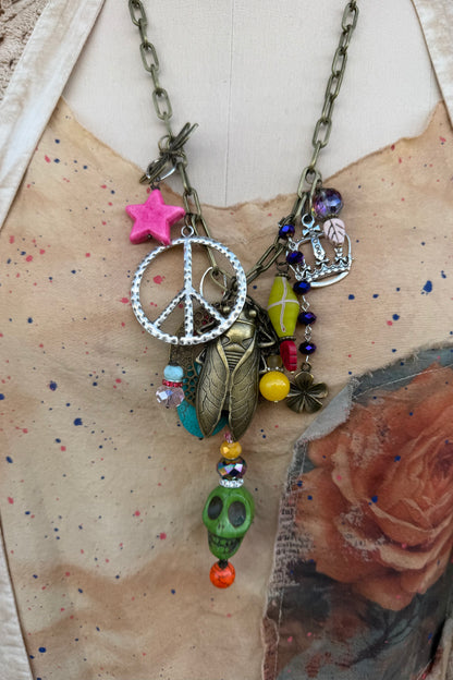 Gypsy Junk Original Green Skull