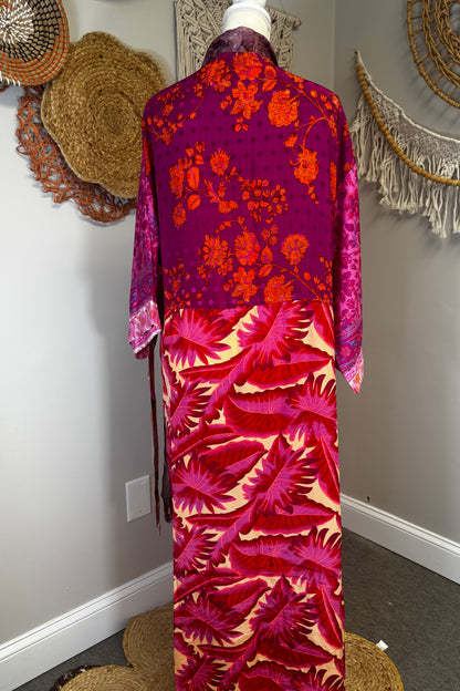 Poly Silk Kimono Combo F