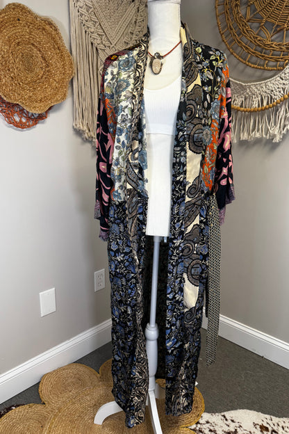 Poly Silk Kimono Combo O