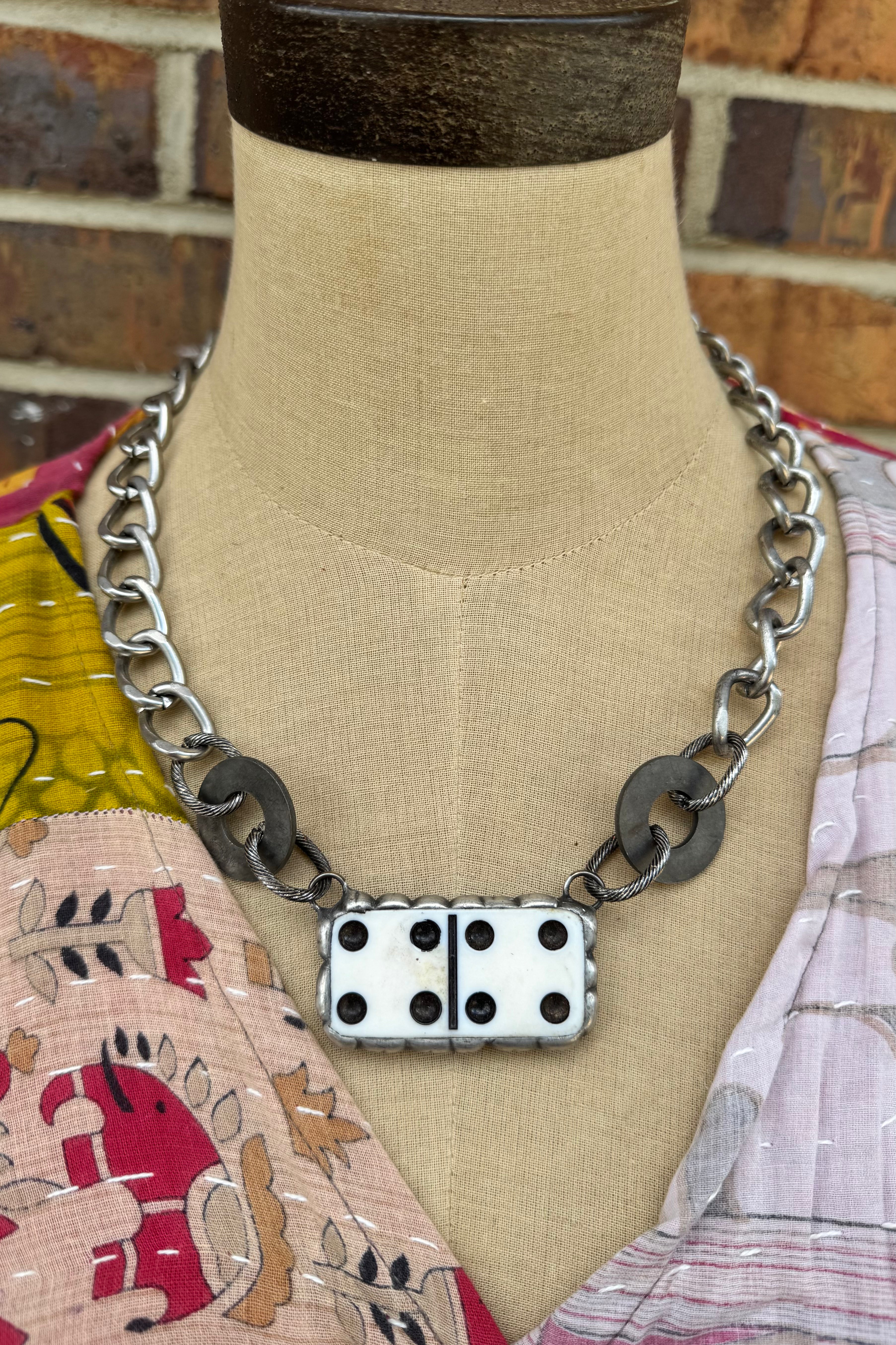 Dominos Harley Davidson Necklace
