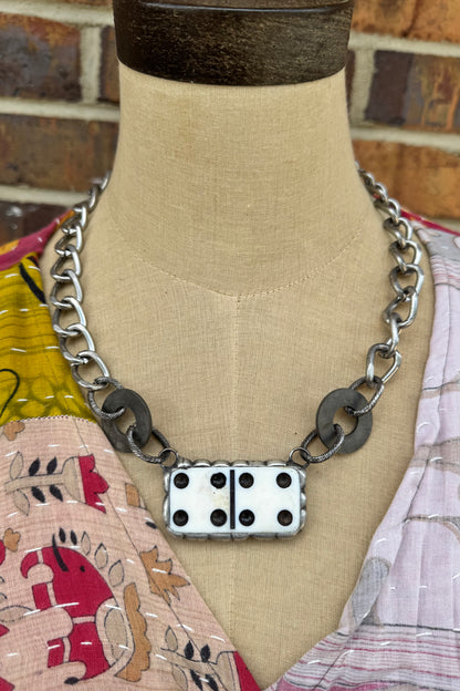 Dominos Harley Davidson Necklace