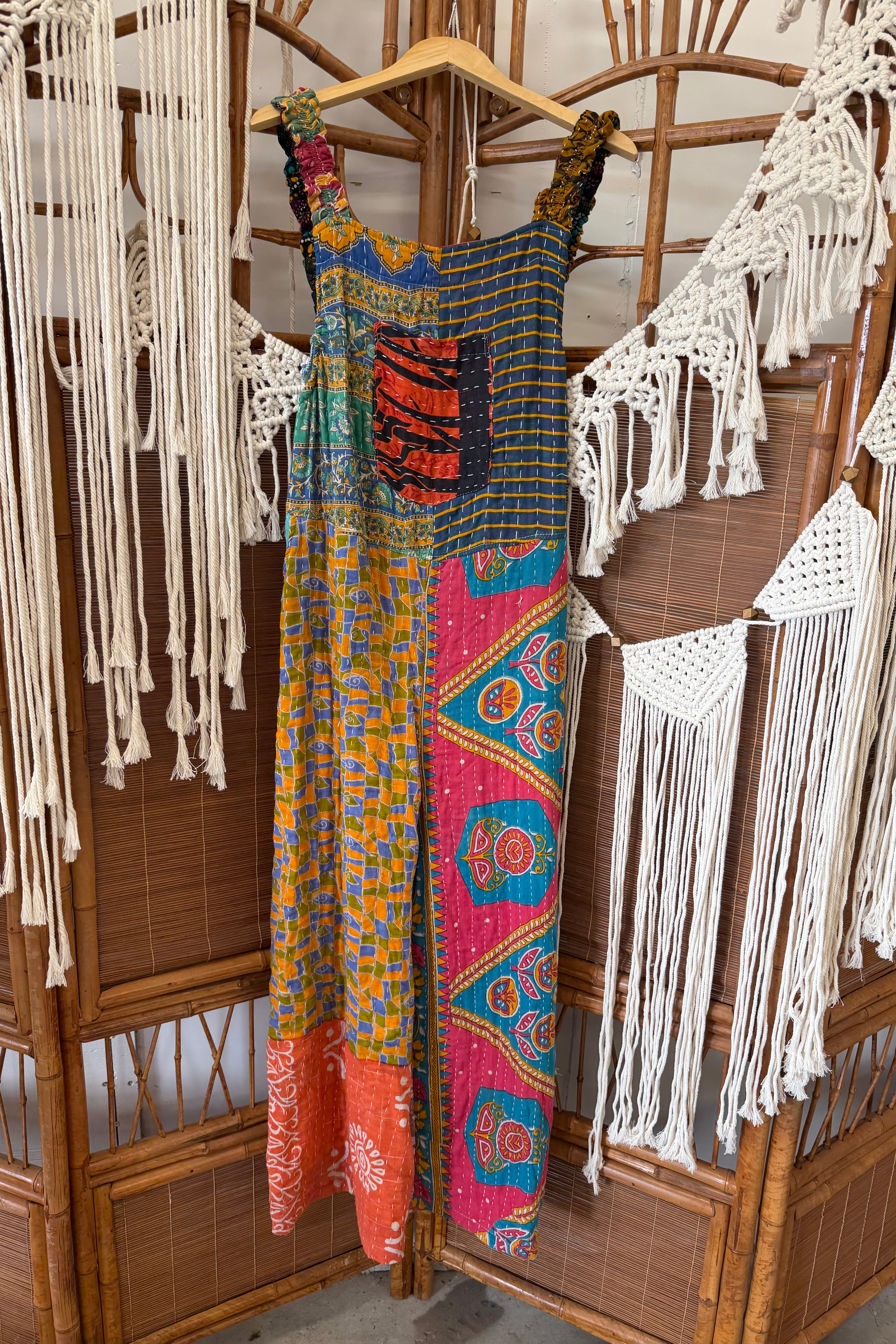Kantha Overalls Combo E