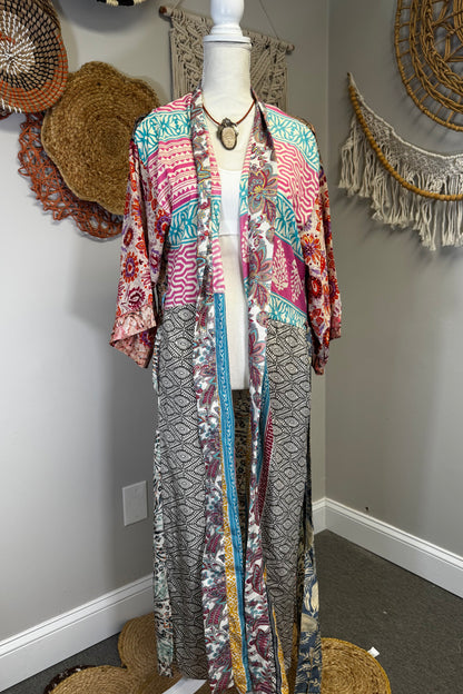Poly Silk Kimono Combo K