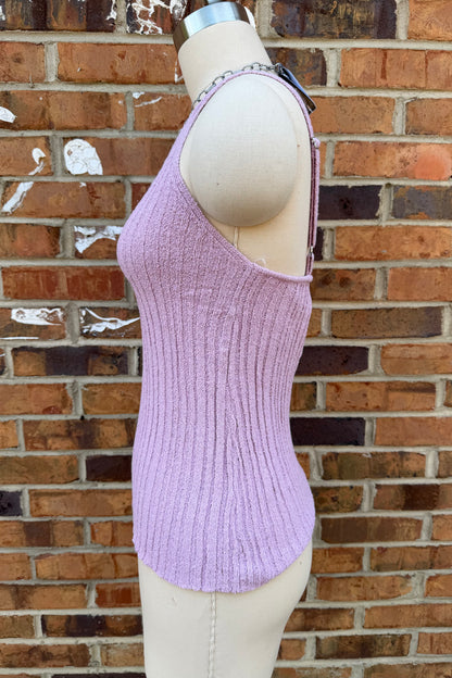 Dusty Lilac Knit Tank