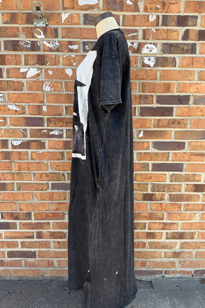 T-Shirt Dress with Patchwork Chief