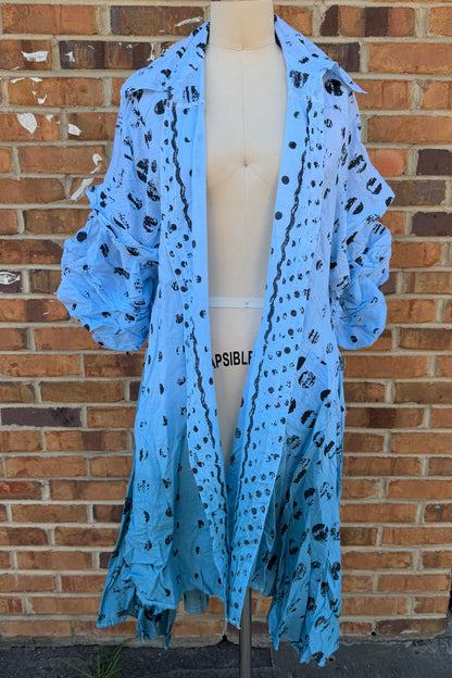 Blue Dotty Duster