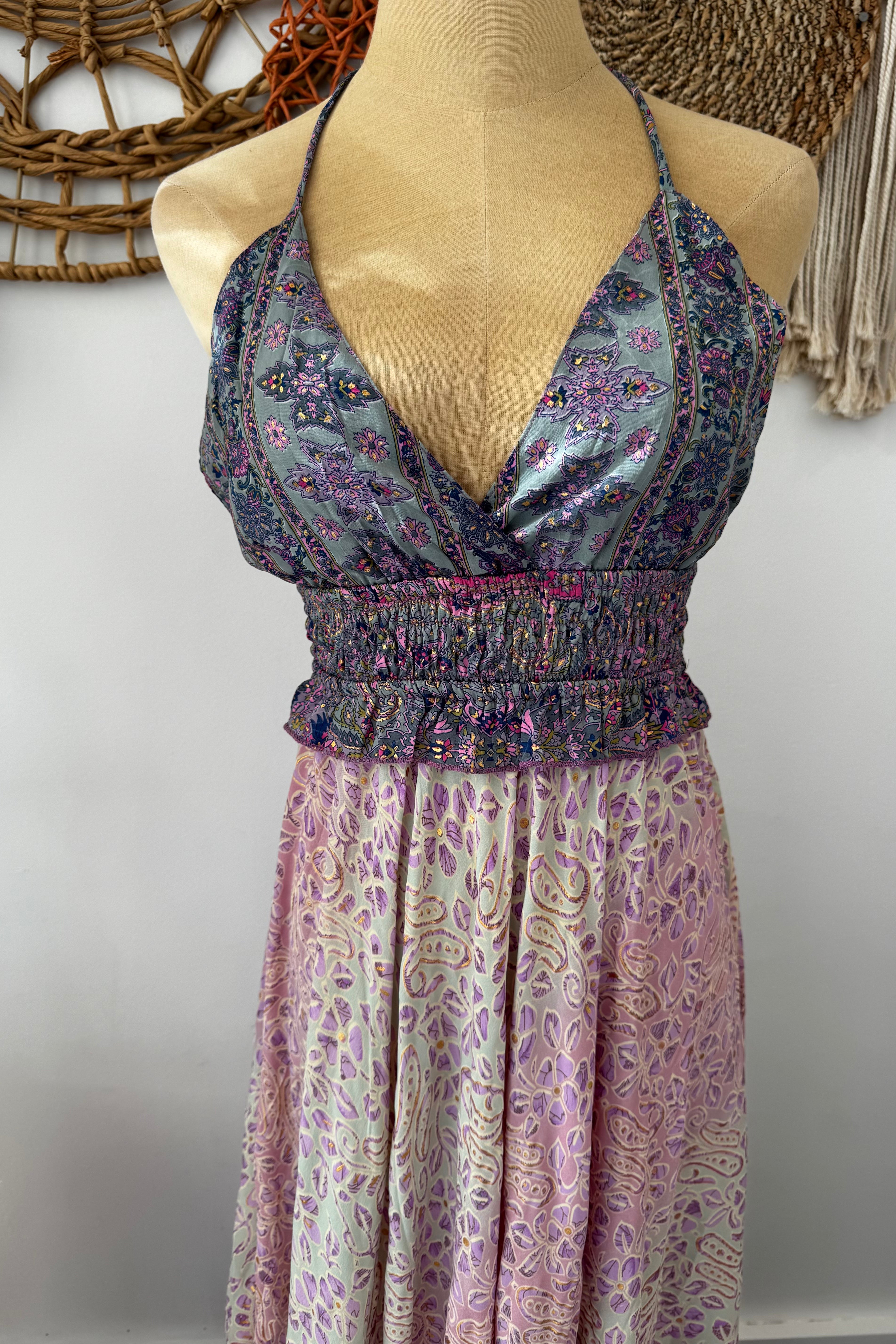 Sale -Poly Silk Sun Dress Combo B