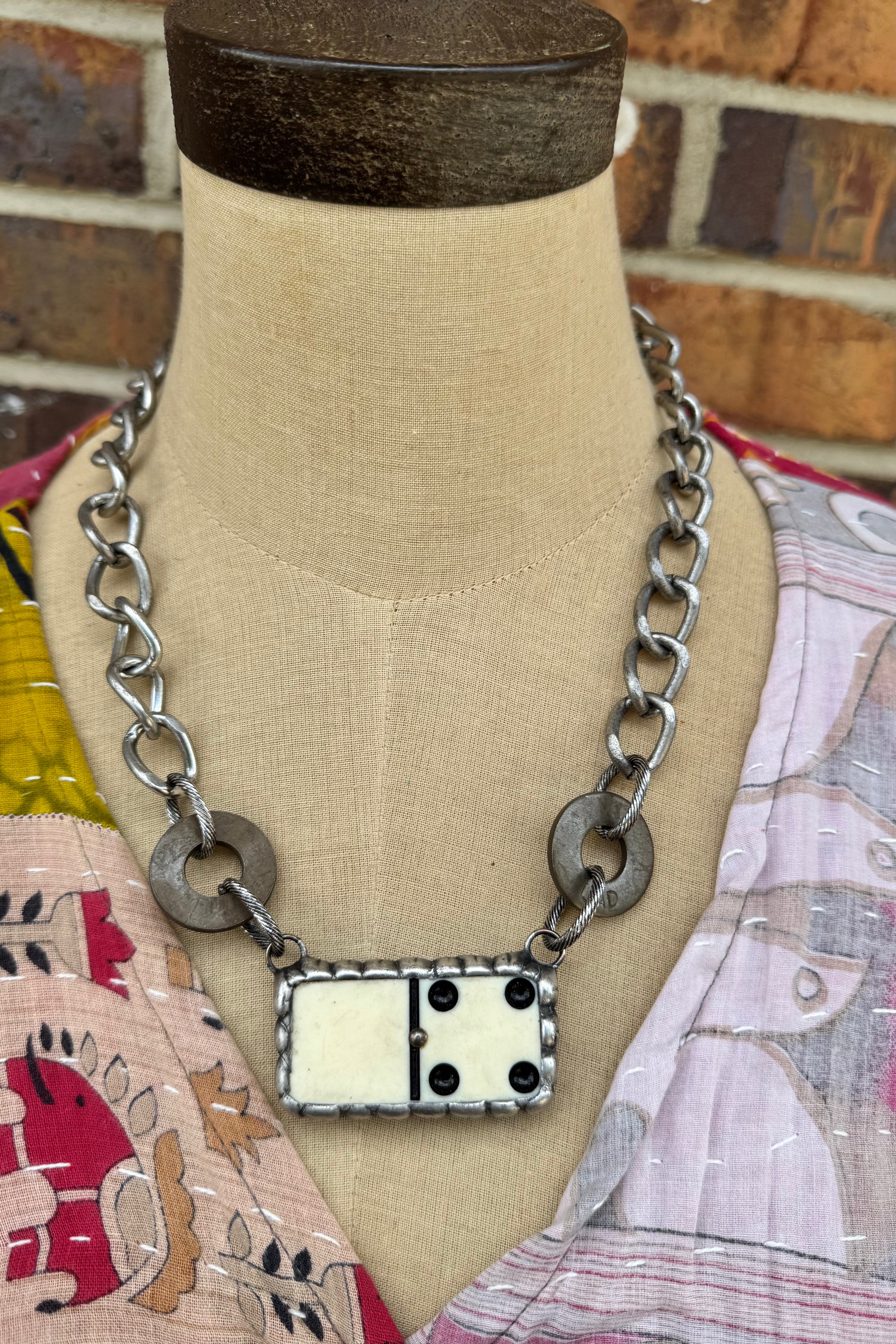 Domino Coke Necklace