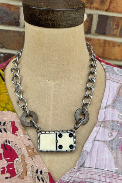 Domino Coke Necklace